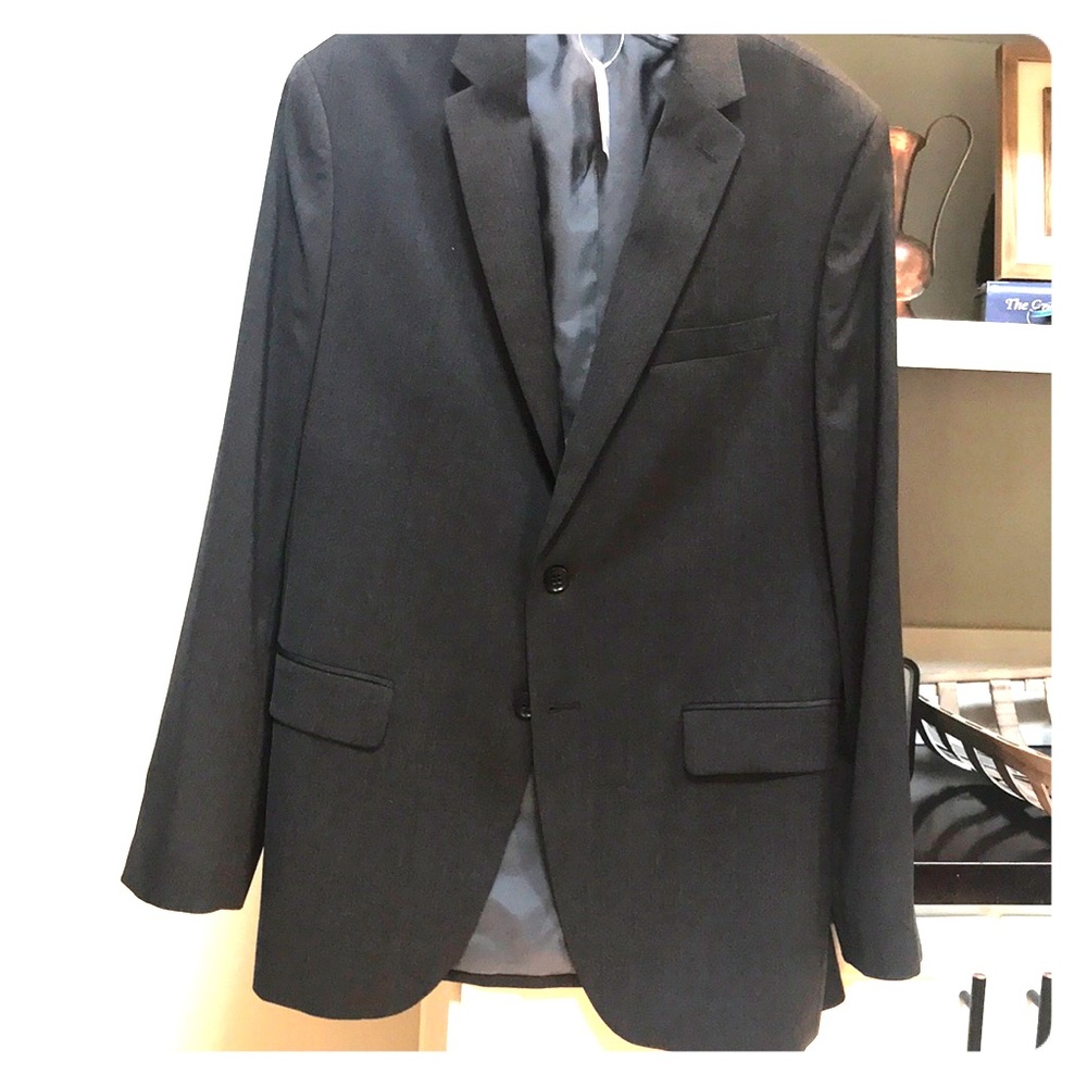 Gray Banana Republic Suit Jacket